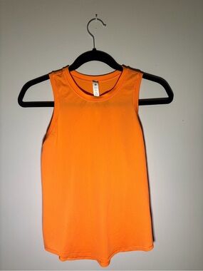 lululemon athletica Bright Orange Athletic Tank